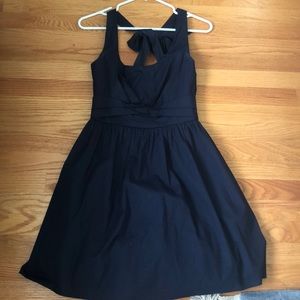 Crystal Doll navy blue dress with bow